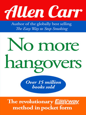 Allen Carr's No More Hangovers - ebook
